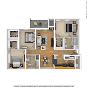 Three Bedroom / Two Bath